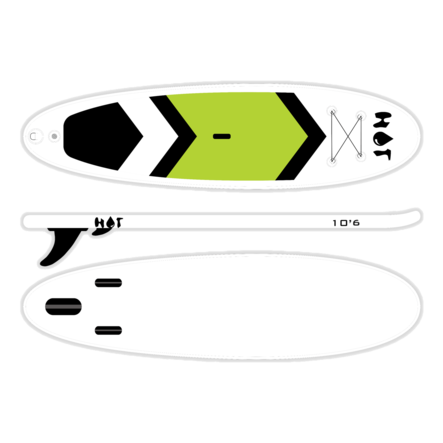 HOT All Round 10'6" SUP - Ilmatäytteiset laudat - 3064 - 1