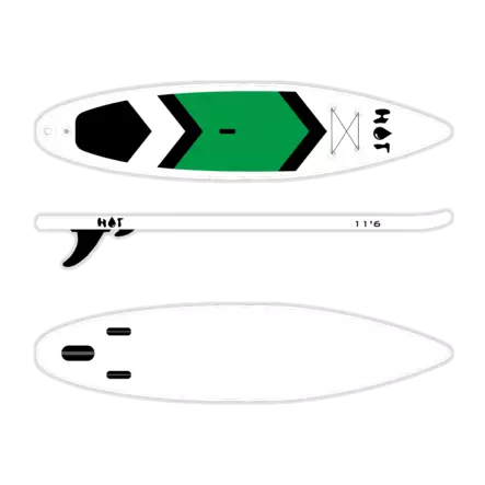 HOT All Round 11'6" SUP - Outlet - 3779 - 1